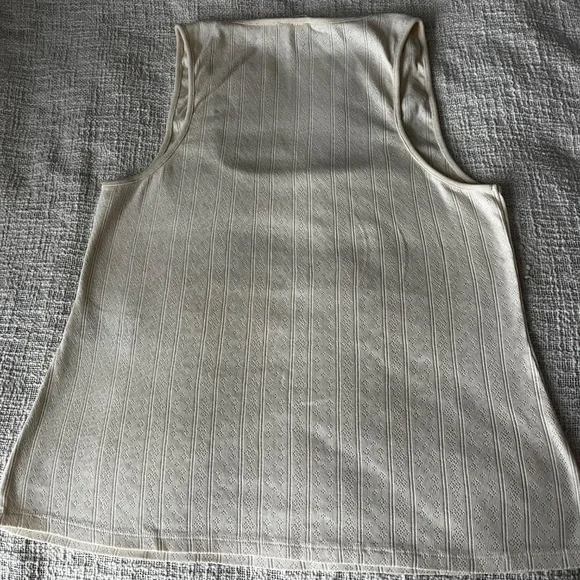 Sézane Juan tank top in ecru - Picture 3 of 5